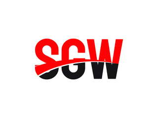 SGW Letter Initial Logo Design Vector Illustration