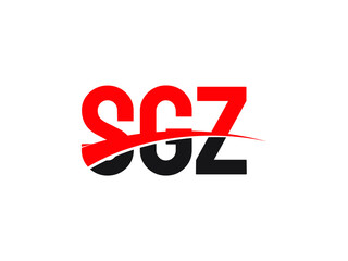 SGZ Letter Initial Logo Design Vector Illustration