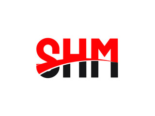 SHM Letter Initial Logo Design Vector Illustration