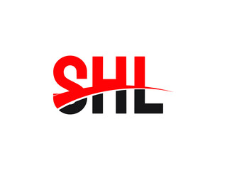 SHL Letter Initial Logo Design Vector Illustration