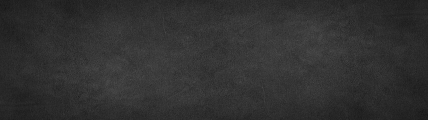 Old black anthracite gray grey dark rustic leather - Suede, buckskin background banner panorama long. - obrazy, fototapety, plakaty