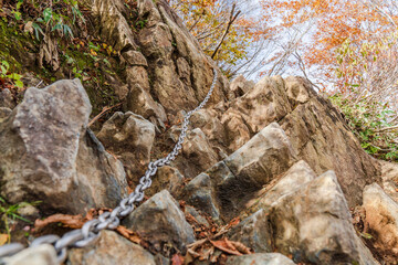 谷川岳の鎖場【群馬県・利根郡・みなかみ町】