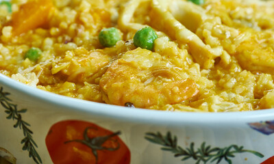 Portuguese Style Seafood Paella