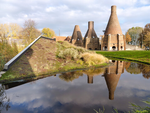 Lime kilns in Dedemsvaart, Overijssel Province, The Netherlands