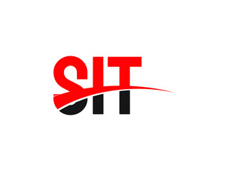 SIT Letter Initial Logo Design Vector Illustration