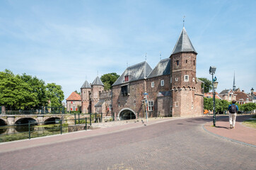 Fototapeta na wymiar The Koppelpoort (1380) in Amersfoort, Utrecht Province, The Netherlands