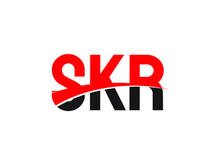 SKR Letter Initial Logo Design Vector Illustration