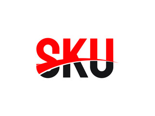 SKU Letter Initial Logo Design Vector Illustration