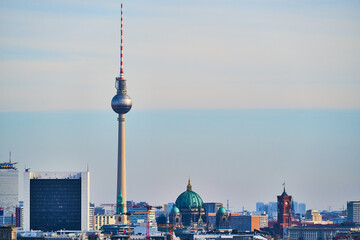 Panorama Berlin: Fernsehturm, Dom und Rathaus  © Rolf Dräger