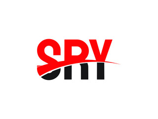 SRY Letter Initial Logo Design Vector Illustration