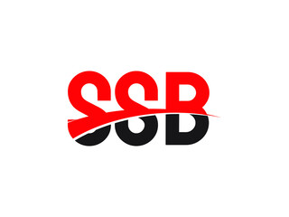 SSB Letter Initial Logo Design Vector Illustration