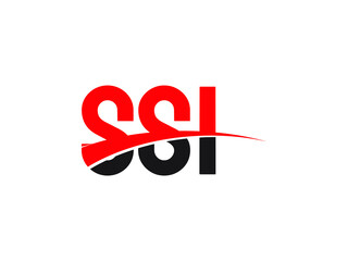 SSI Letter Initial Logo Design Vector Illustration