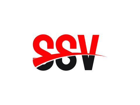 SSV Letter Initial Logo Design Vector Illustration
