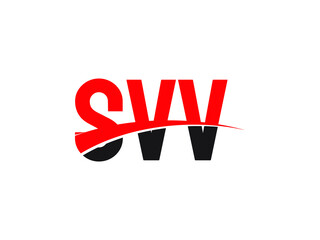 SVV Letter Initial Logo Design Vector Illustration