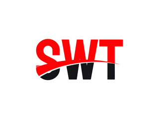SWT Letter Initial Logo Design Vector Illustration