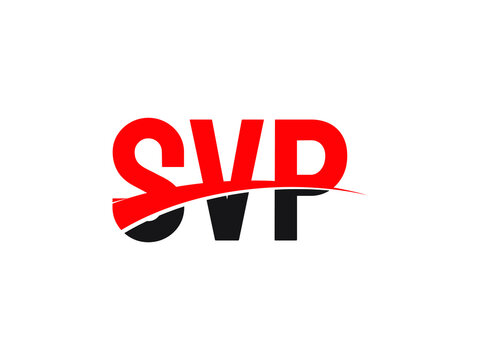 SVP Letter Initial Logo Design Vector Illustration