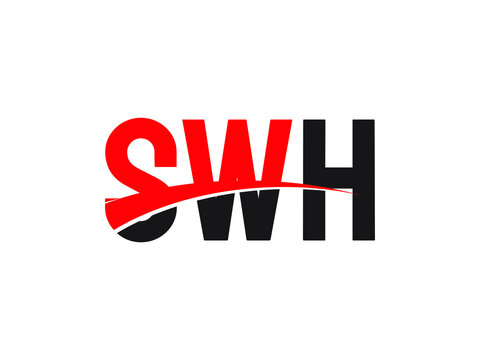 SWH Letter Initial Logo Design Vector Illustration