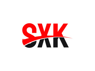 Fototapeta premium SXK Letter Initial Logo Design Vector Illustration