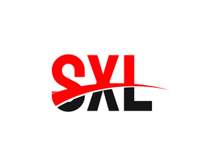 SXL Letter Initial Logo Design Vector Illustration