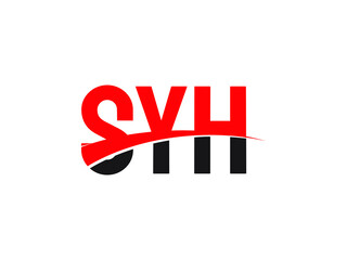 SYH Letter Initial Logo Design Vector Illustration