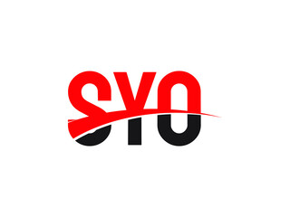 SYO Letter Initial Logo Design Vector Illustration