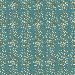 Abstract seamless pattern with hand drawn textures. Vector background.