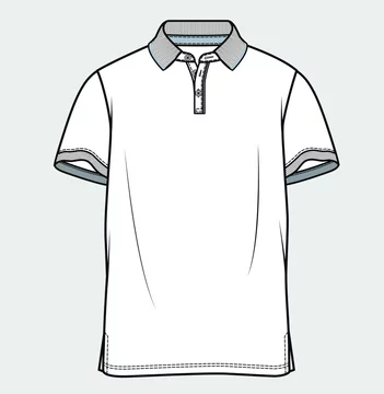 Polo t shirt sketch deals