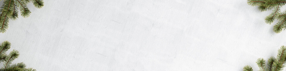 white background with christmas tree