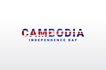 Cambodia Independence Day Design Background For Greeting Moment