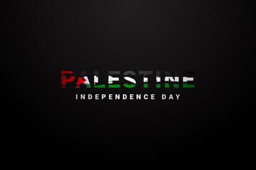 Palestine Independence Day Design Background For Greeting Moment