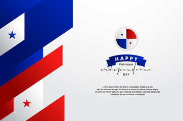 Panama Independence Day Design Background For Greeting Moment