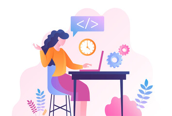 Business woman concept