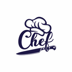 Kitchen Chef Design Logo template