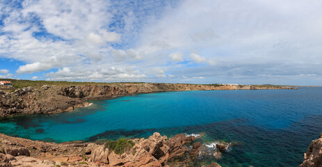 Panoramica de la costa Menorquina