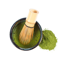 Matcha fine powdered green tea
