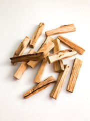 cinnamon sticks isolated on white background