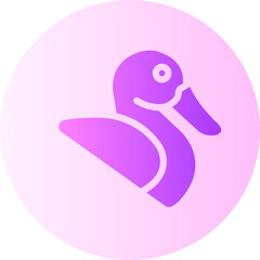 duck gradient icon