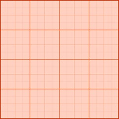 Graphics paper isolated on white background. Geometric element pink color for school, university, work.