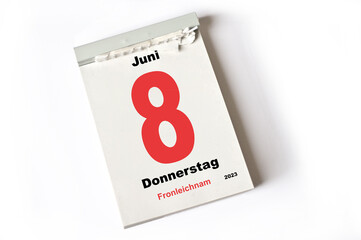 8. Juni 2023 Fronleichnam
