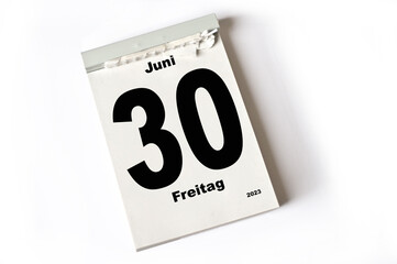 Obraz premium 30. Juni 2023