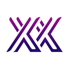 Creative XX logo icon design