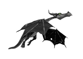 mythical dragon is taking off