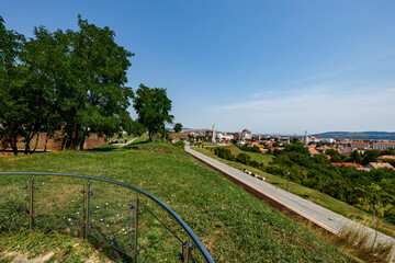 The city of Alba Iulia in Romania