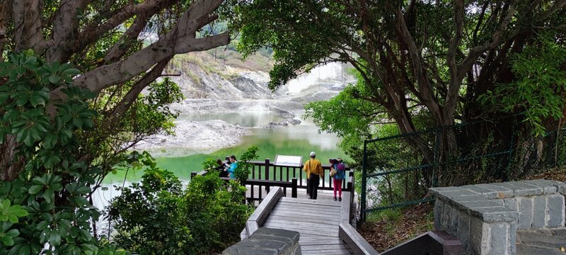 Sulfur Valley in Yangmingshan National Park, Taiwan