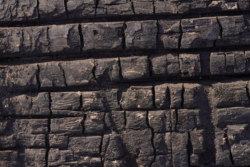 burnt wood texture for background, full screen image