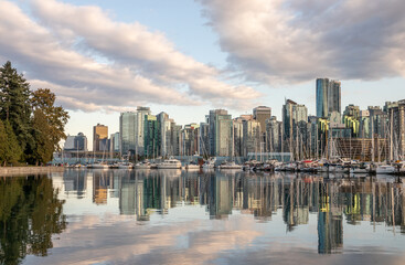 Vancouver at sunset