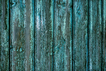 Fototapeta na wymiar A wooden wall with an aged surface. Vintage wall and floor made of darkened wood, realistic plank texture. Empty room interior background.