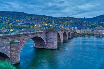 Historischer Brücke in Heidelberg