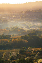 Sunset over the mountains