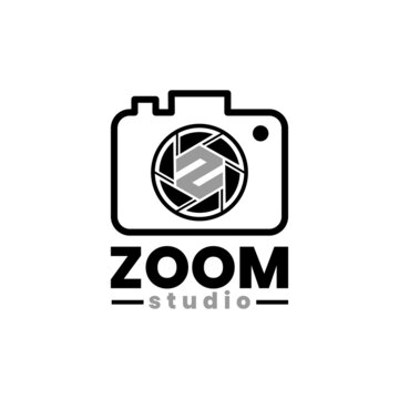 Initials Letter Z on Camera Lens Logo For Photography Photographer Studio Photo Design Inspiration